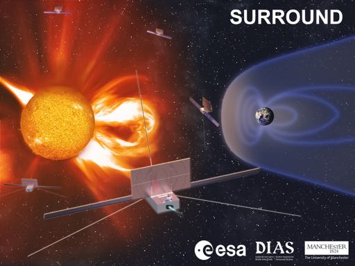 A Constellation of Nanosatellites around the Sun Nebula Public