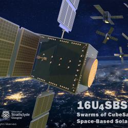 Swarms of CubeSats for kW-scale Space-Based Solar Power  (16U4SBSP)