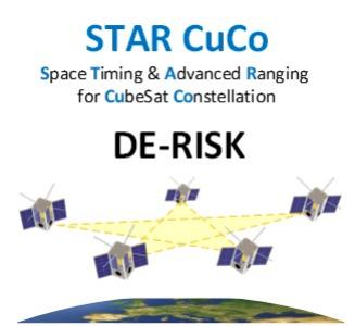 De-risk assessment: Space timing and Advanced ranging for CubeSat constellation - STAR CuCo