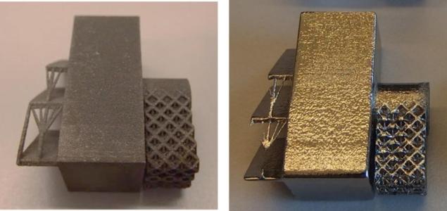 Surface Engineering for parts made by Additive Manufacturing (Step 1)