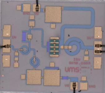 Preliminary space evaluation of a 0.15-0.1um GaN MMIC foundry process