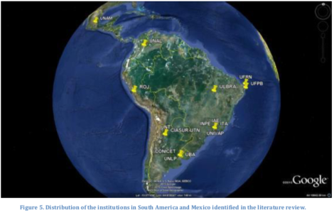 Ionosphere ground based monitoring network in low- latitude regions: South America