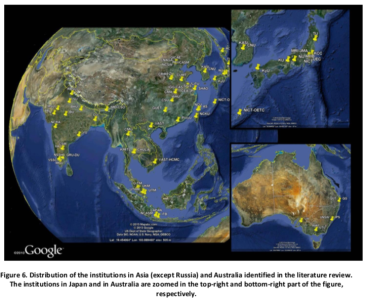 Ionospheric ground based monitoring network low-latitude regions: South East Asia and Pacific