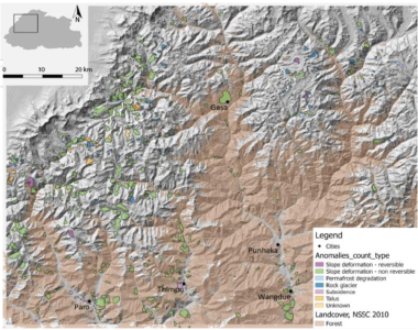 InSAR based tarrain motion mapping in support of landslide hazard assessment in high mountain areas