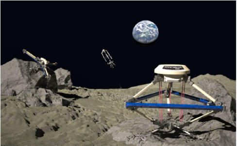 Bio-inspired robotic hopper locomotion for navigation through hazardous terrain in extreme space environments
