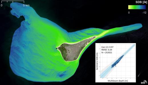Novel estimation of shallow water bathymetry using ICESat-2  laser altimetry, signal processing and machine learning and  Sentinel-2 optical data in a highly automated approach