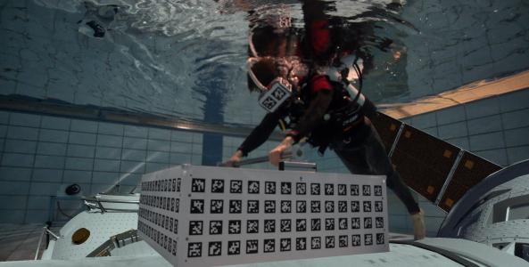 Underwater VR for astronaut training 